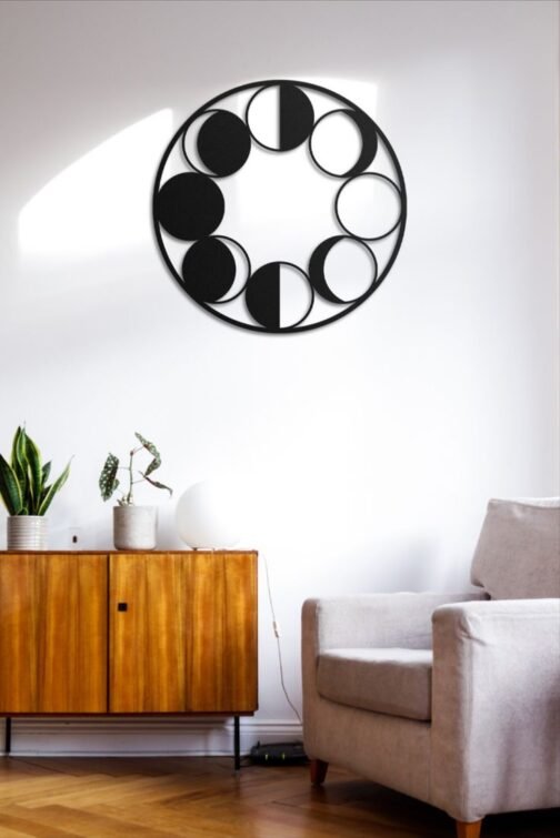 Moon Phases Acrylic Wall Decor - Acrylic Wall Art Home Decor Gift, Wall Art Decor for Home or Office Decoration | Ready to hang Wall Decor Acrylic Art | The Decor Company