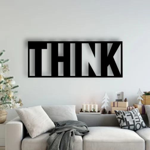 Think Acrylic wall art