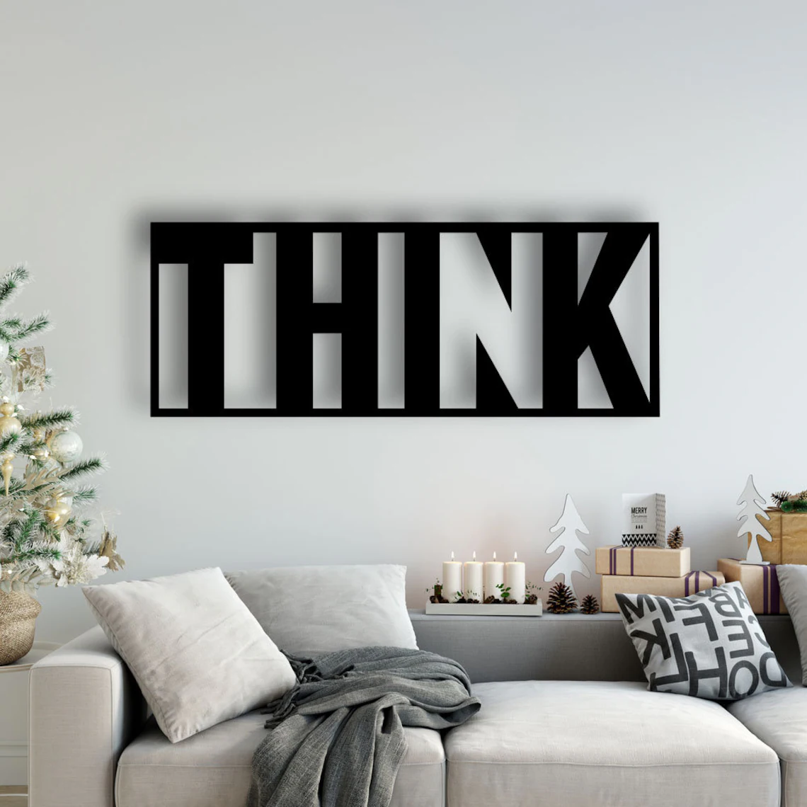Think Acrylic wall art