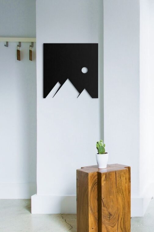 Mountain Silhouette Acrylic wall art home decor, Wall Art Decor for Home or Office Decoration | Ready to hang Wall Decor Acrylic Art | The Decor Company