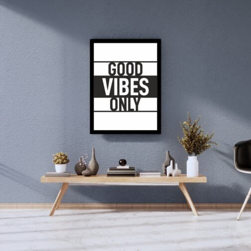 GOOD VIBES ONLY WALL PAINTING