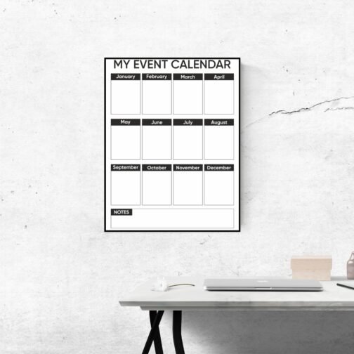 MY EVENT ACRYLIC WALL CALANDER
