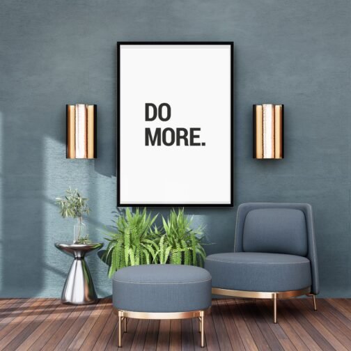 Do More - Acrylic Motivational Wall Decor Frame Painting